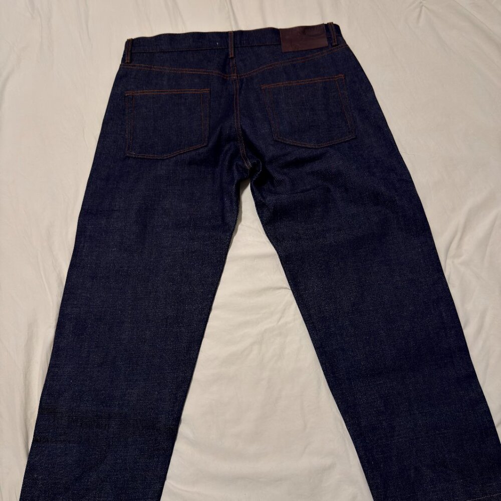 Deep Indigo Rigid Selvedge Sz38x28 NWOT - Picture 4 of 4